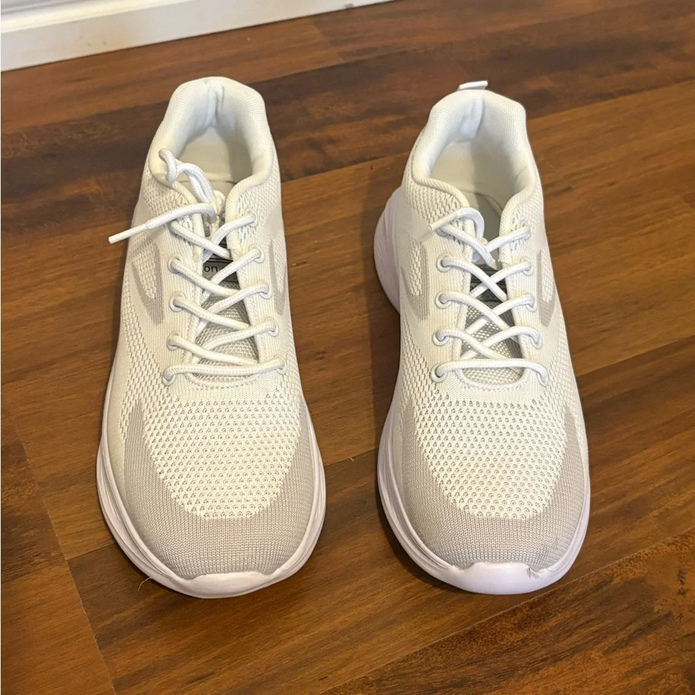 SHEIN White Mesh Walking Shoes Size 41 Lightweight Breathable Casual Sneakers